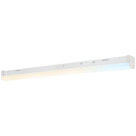 Sunlite 4FT LED Linear Strip Light Fixture, Power and Color Selectable Dimmable Battery Backup White 85626-SU